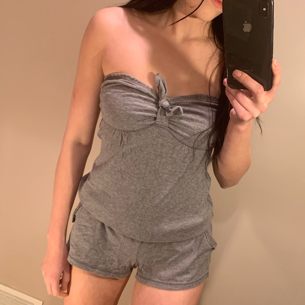 BANDEAU TIE ROMPER